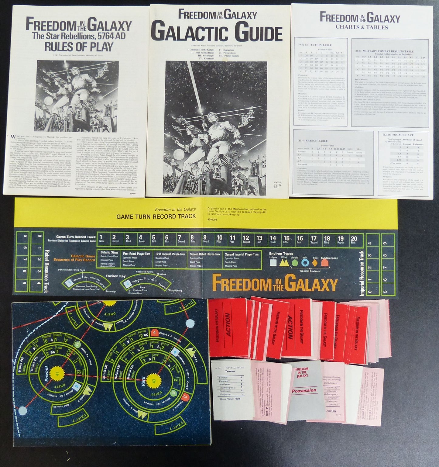 Freedom in the Galaxy: The Star Rebellions 5764 AD Boardgame #276