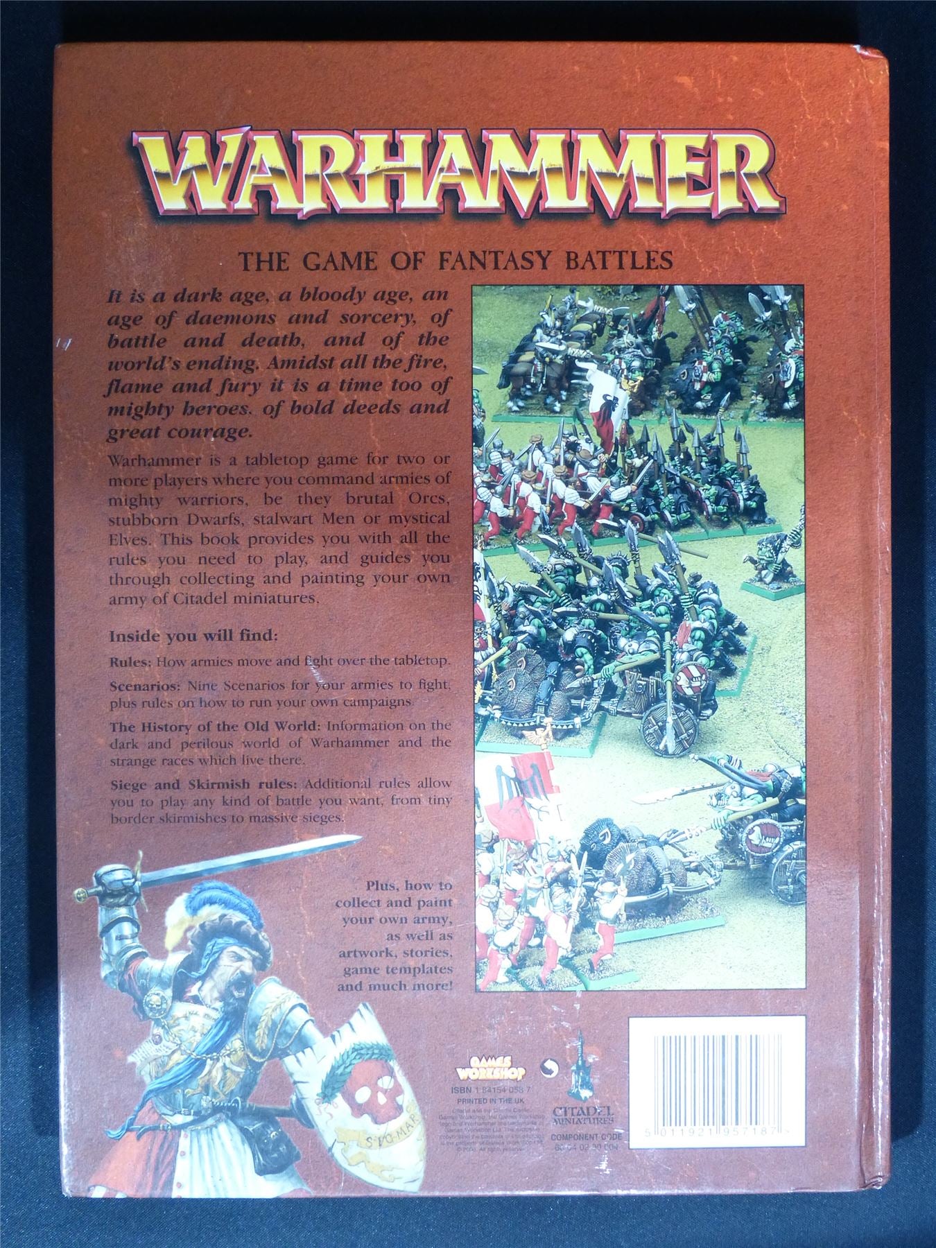 Warhammer Fantasy Battle 6th Edition Hardback - Warhammer Old World #1HJ