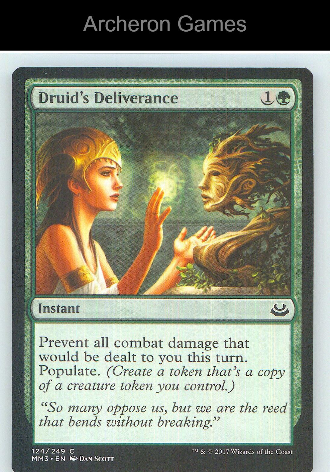 Druid's Deliverance MM3 124 C MTG Card NM/EX+