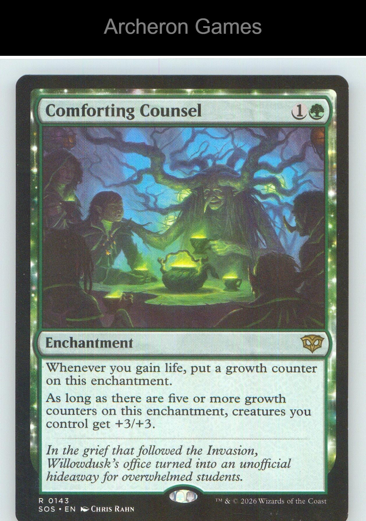 Comforting Counsel SOS 143 R MTG Card NM/EX+