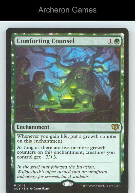 Comforting Counsel SOS 143 R MTG Card NM/EX+