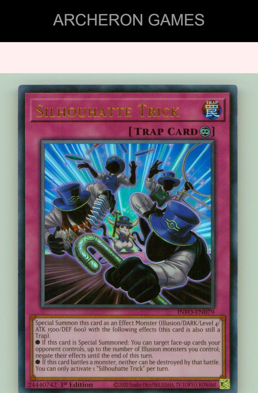 Silhouhatte Trick Ultra Rare YUGIOH Card 1st Edition
