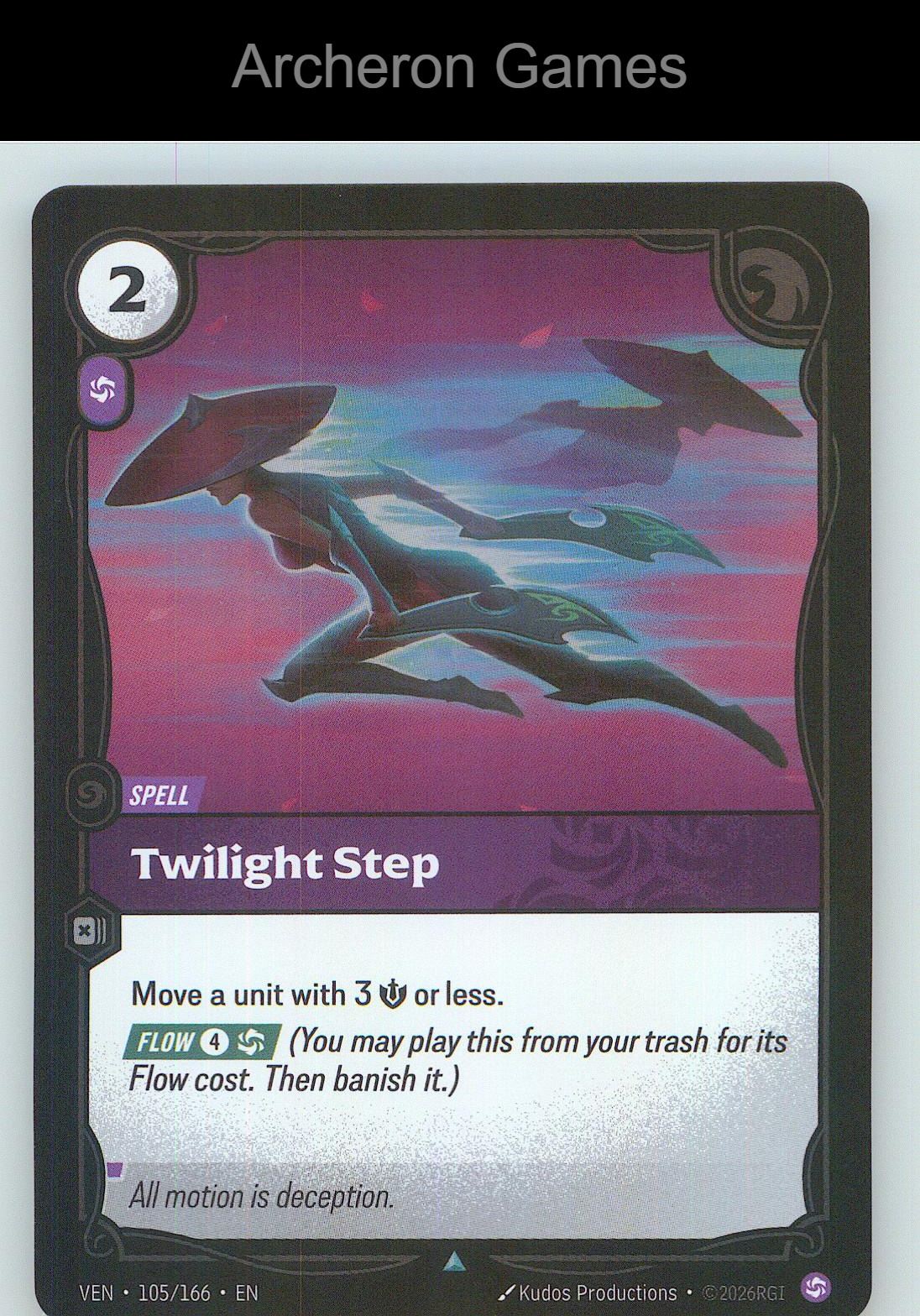 Twilight Step VEN 105/166 UC Vendetta Riftbound Card