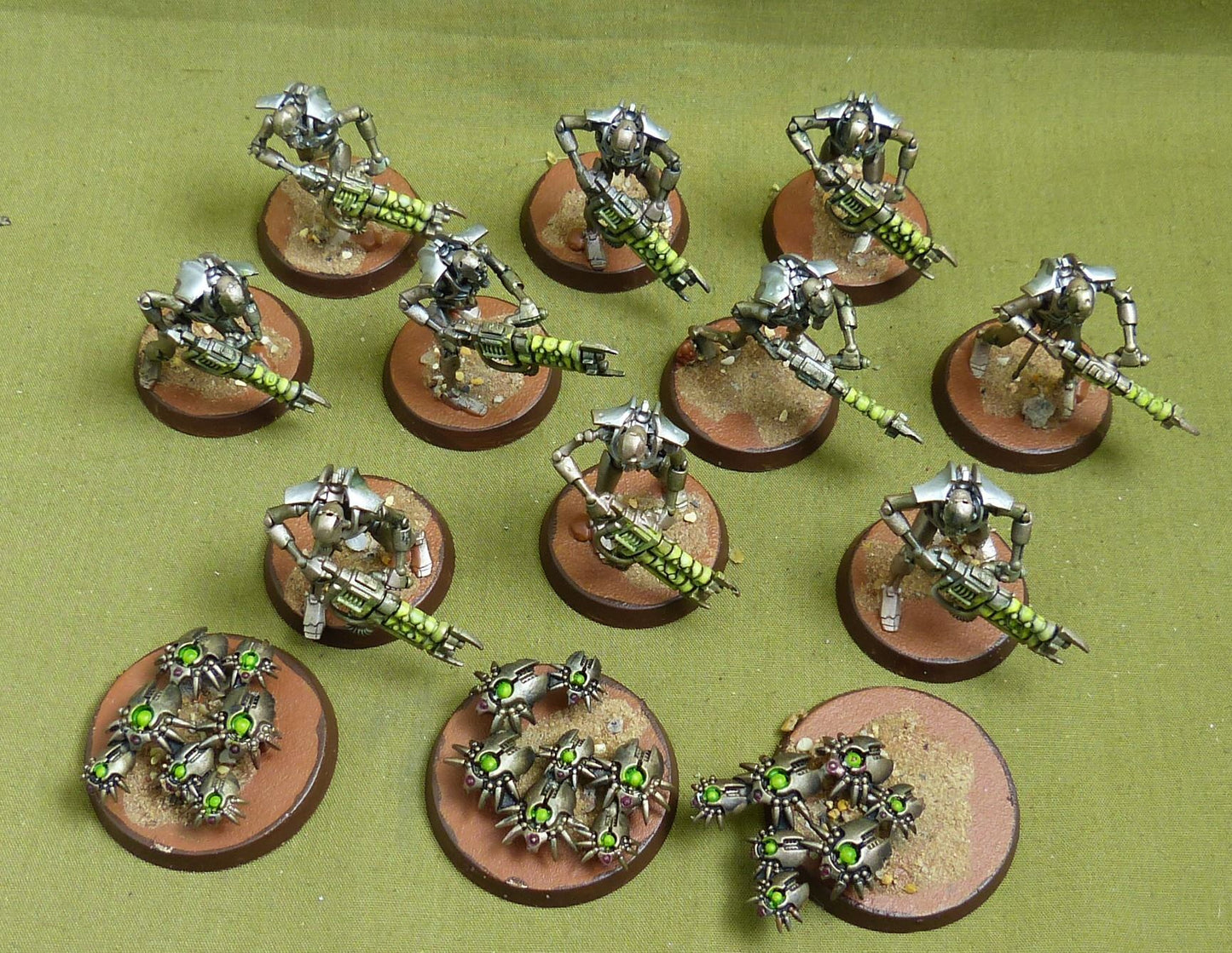 Necron Warriors painted - Necrons - Warhammer 40K #406