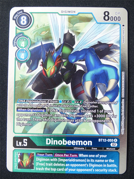 Dinobeemon BT12-055 R Foil - Digimon Card #18I