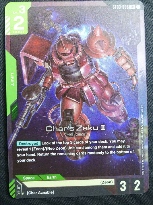Char's Zaku II GD01-006 LR Foil - Gundam Card #47G