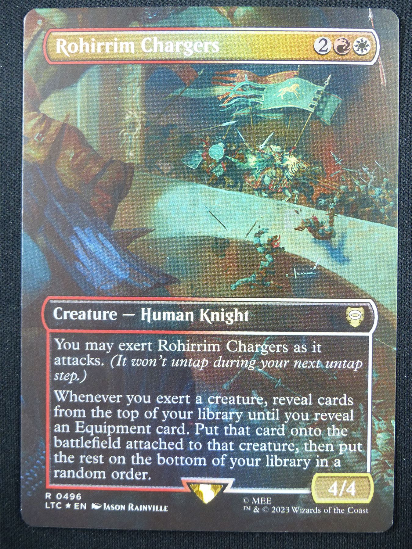 Rohirrim Chargers Borderless Foil - LTC - Mtg Card #32H