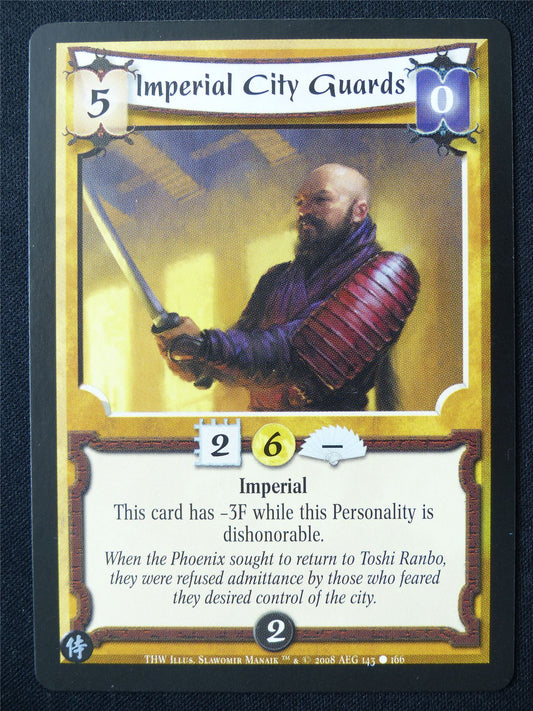 Imperial City Guards - THW - Legend of the Five Rings L5R Card #X5