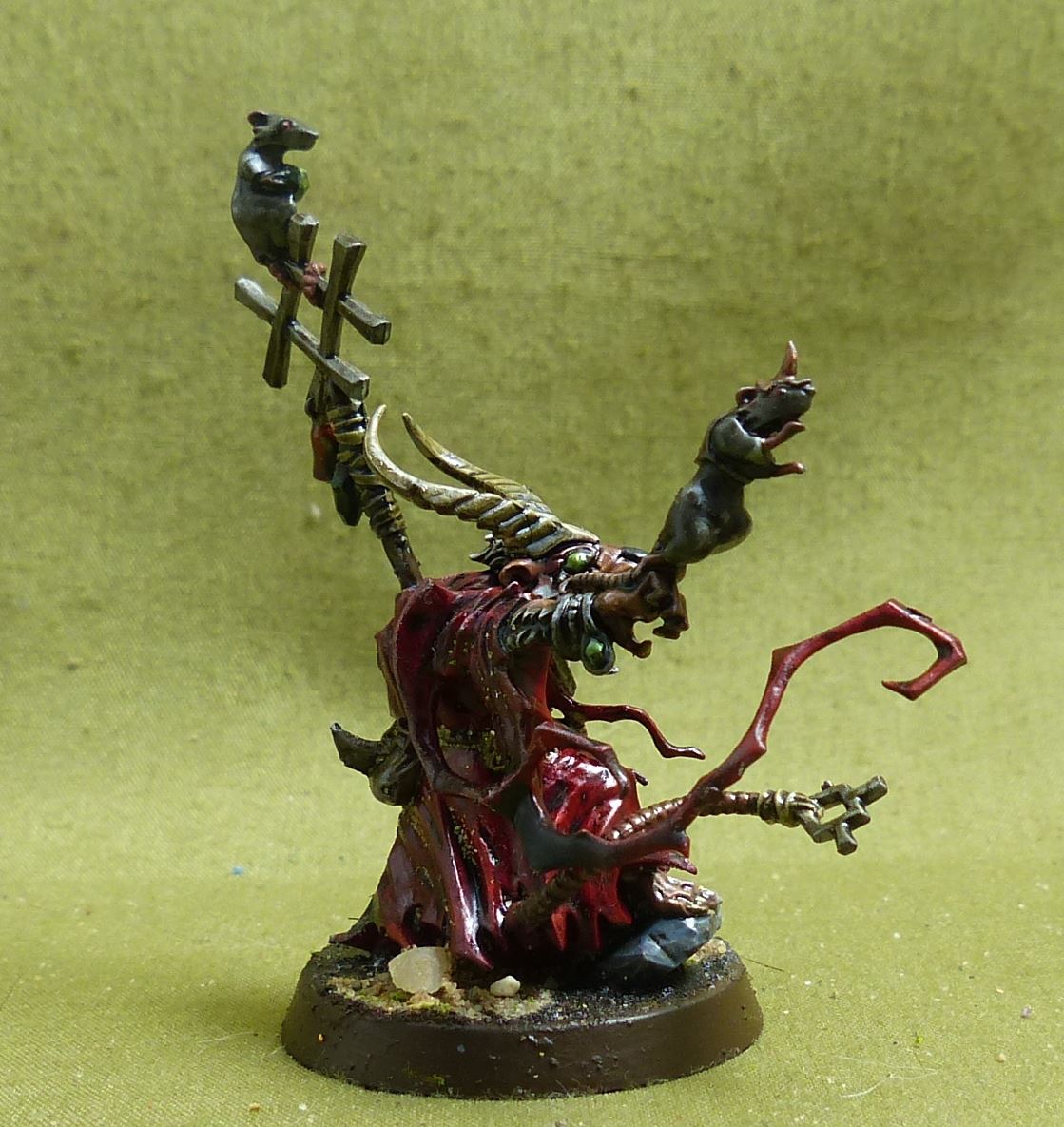 Grey Seer painted - Skaven - Warhammer AoS #16F