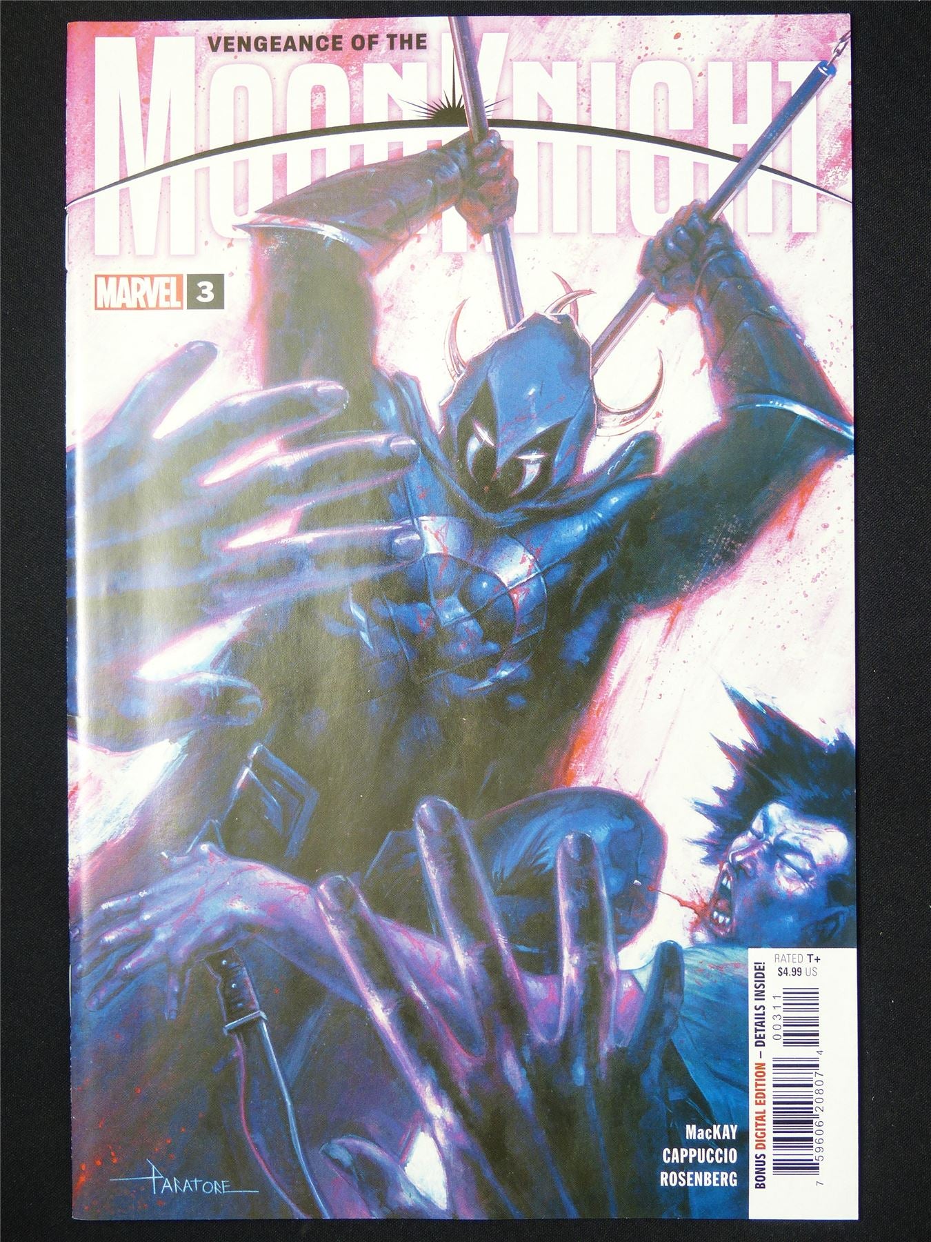 MOON Knight #3 - B&B Marvel Comic #8L2