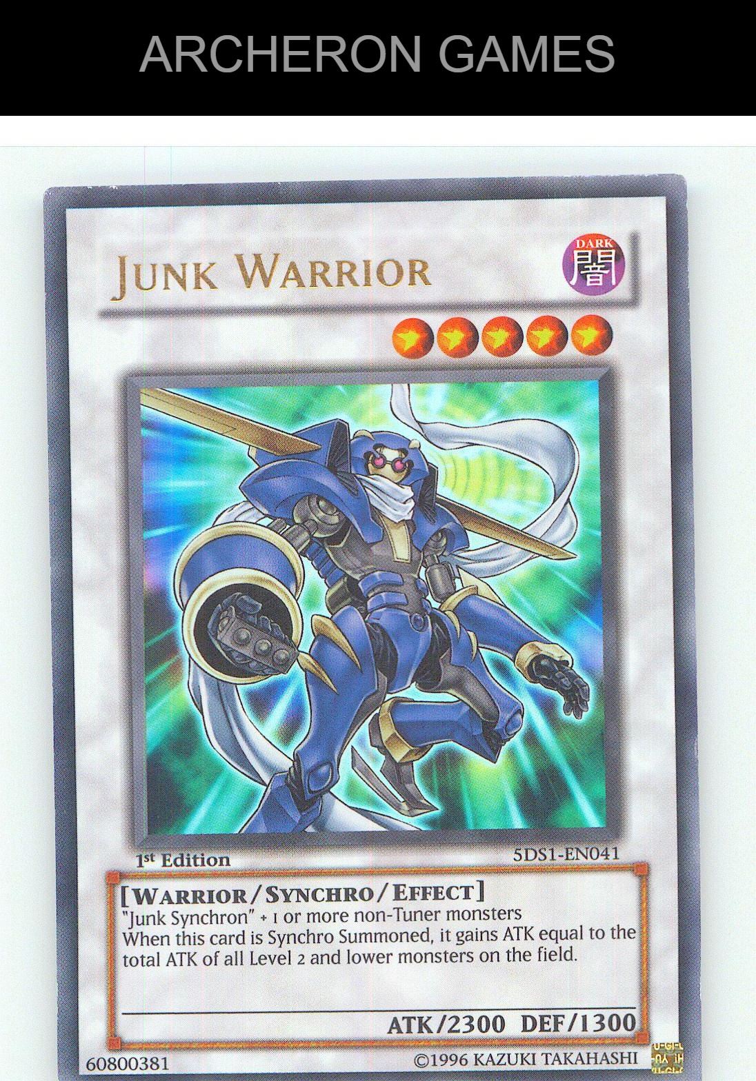 Junk Warrior (UR) Ultra Rare YUGIOH Card Unlimited
