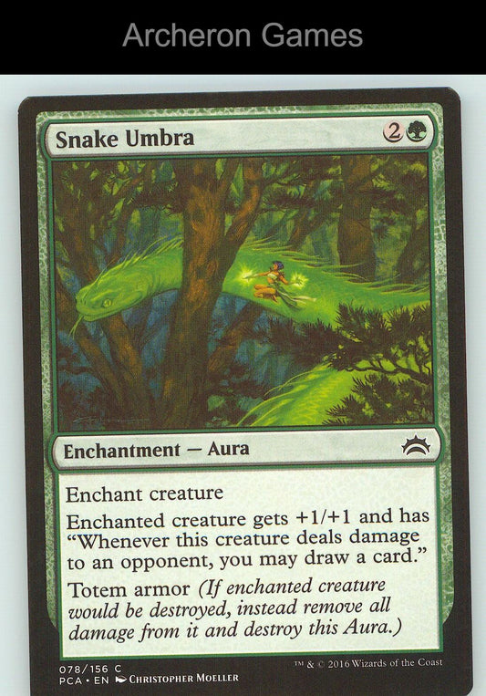 Snake Umbra PCA 78 C MTG Card NM/EX+