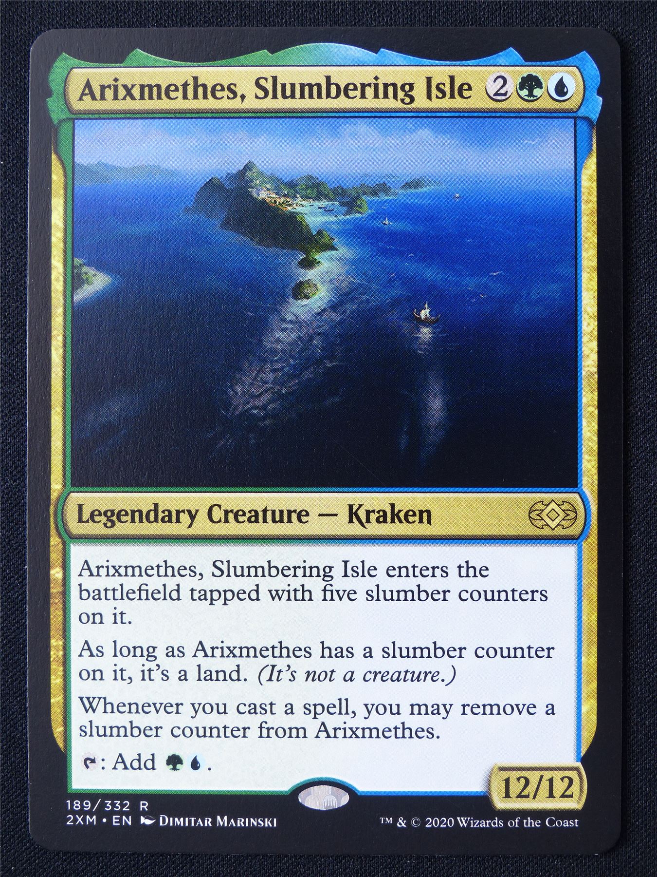 Aerixmethes Slumbering Isle - 2XM - Mtg Card #DH