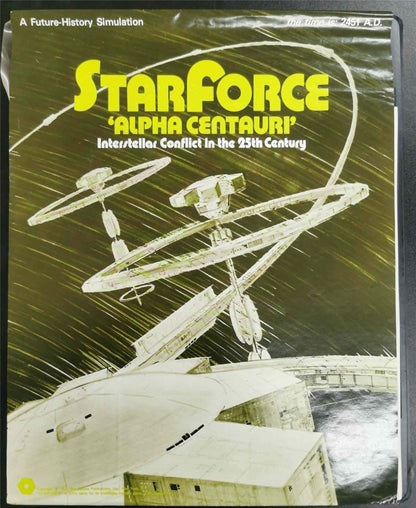 StarForce Alpha Centauri: Future-History Simulation Game - SPI Game #NR