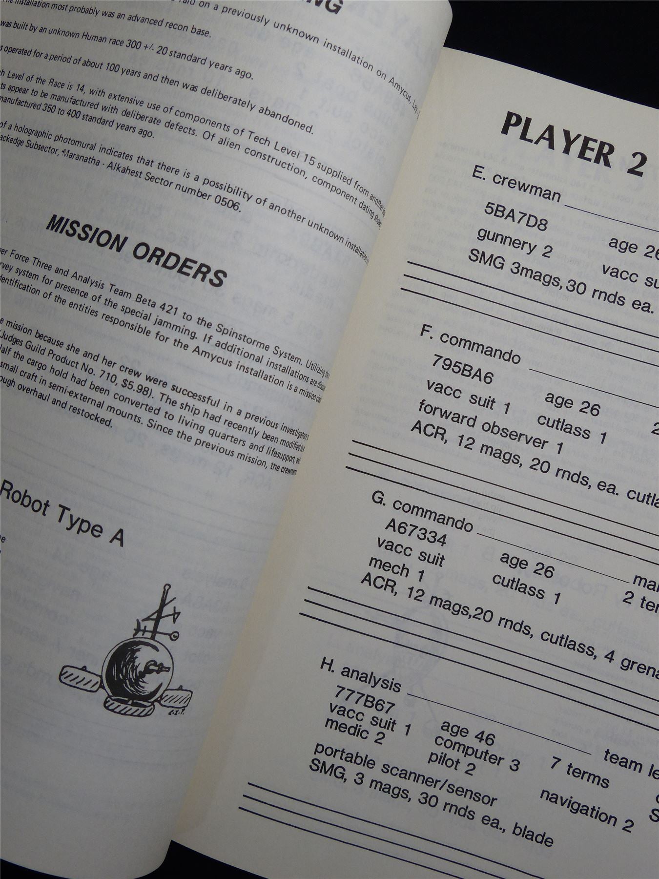 Rogue Moon of Spinstorme: Judges Guild Traveller Companion - Booklet #MZ