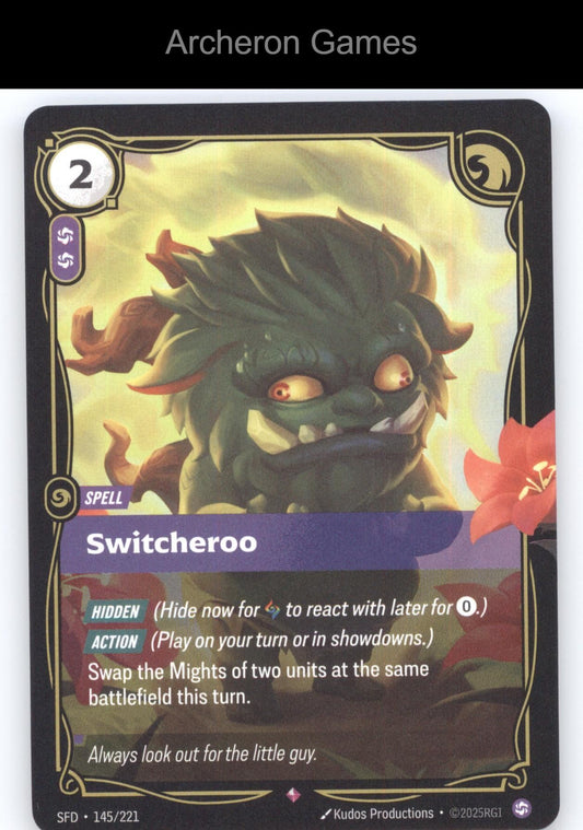 Switcheroo SFD 145/221 R  Card Spiritforged