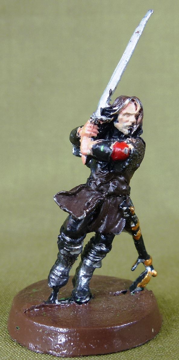 Metal Aragorn at Helms Deep- LOTR Warhammer - Warhammer AoS 40k #ZD