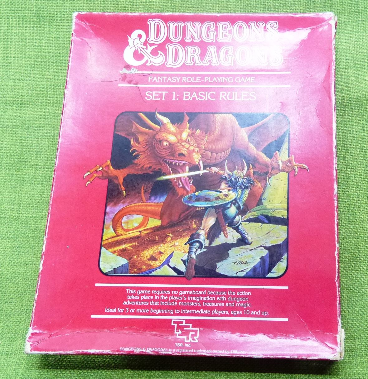 TSR 1983 Dungeons & Dragons Set 1 - Basic Rules 1011 #5Z