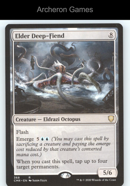 Elder Deep-Fiend 368 R MTG Card Commander Legends