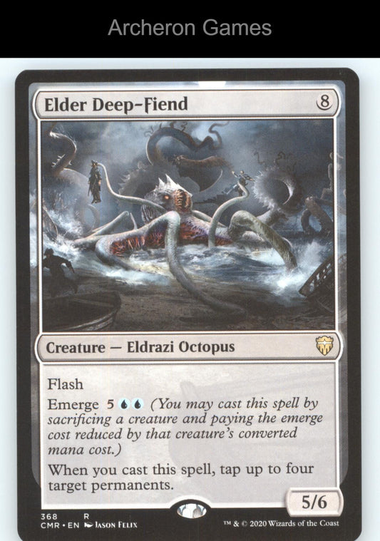 Elder Deep-Fiend 368 R MTG Card Commander Legends