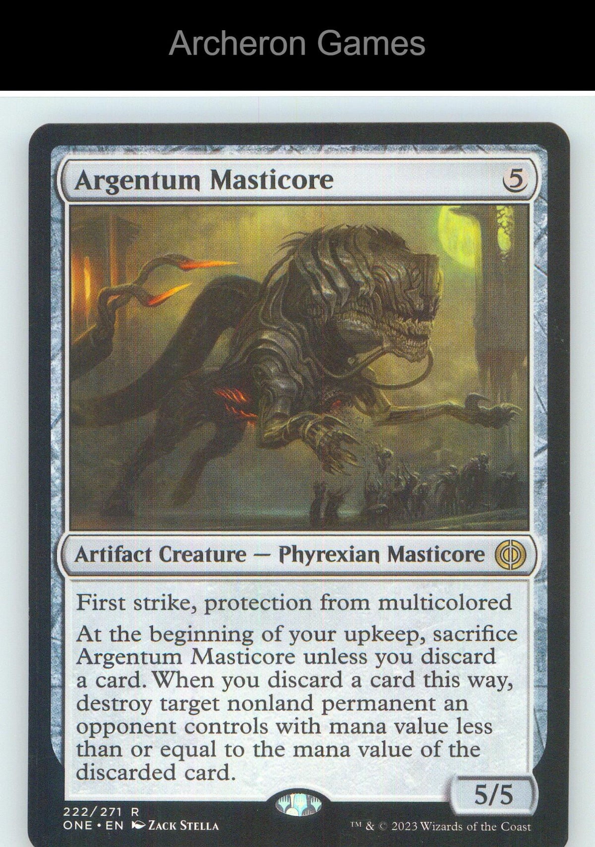 Argentum Masticore ONE 222 R MTG Card NM/EX+