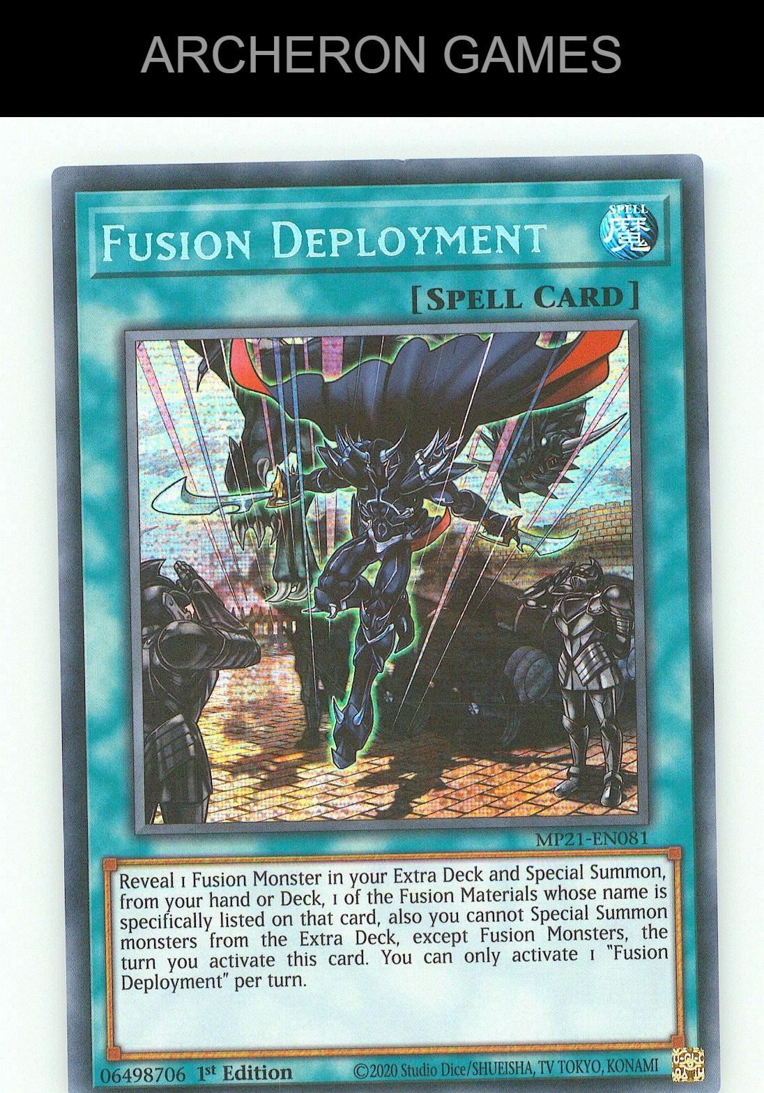 Fusion Deployment SEC YUGIOH Card