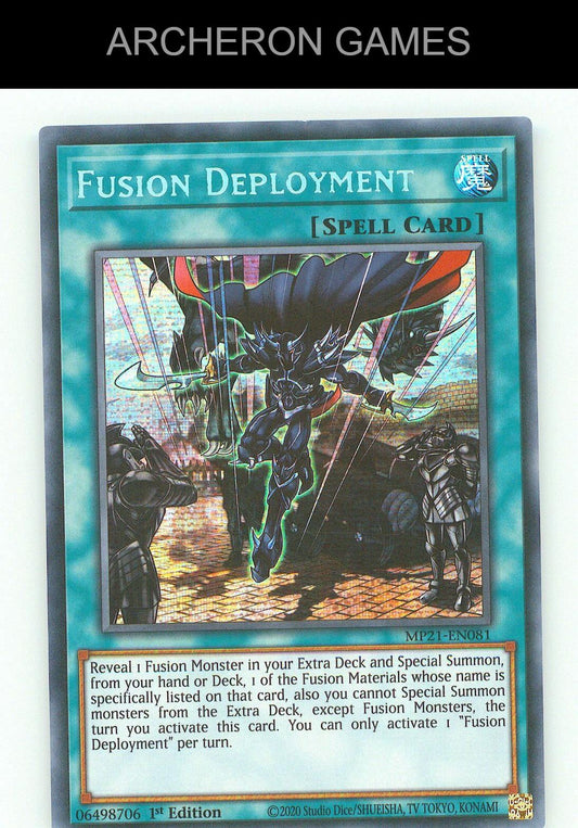 Fusion Deployment SEC YUGIOH Card