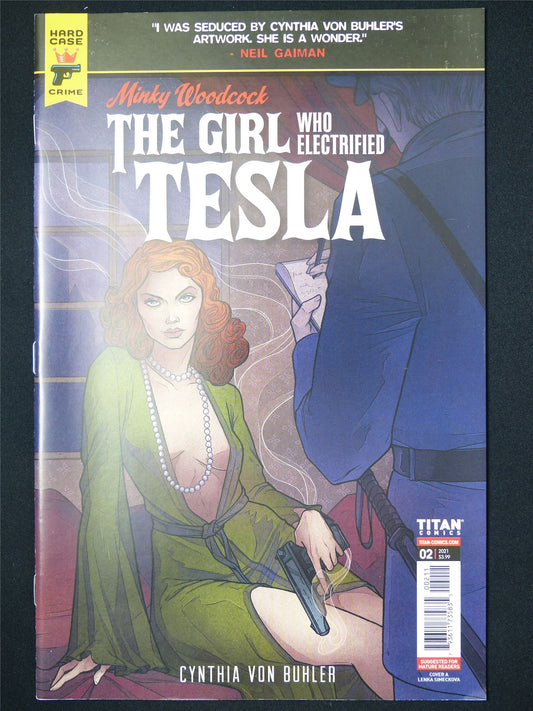 MINKY Woodcock: The Girl Who Electrified Tesla #2 - B&B Titan Comic #8CP