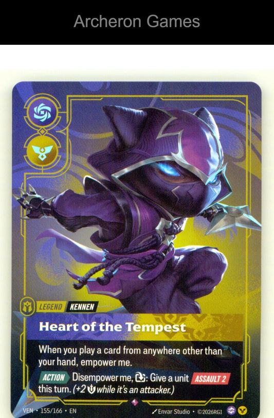 Yordle, Kennen - Heart of the Tempest VEN 155/166 R Vendetta Riftbound Card