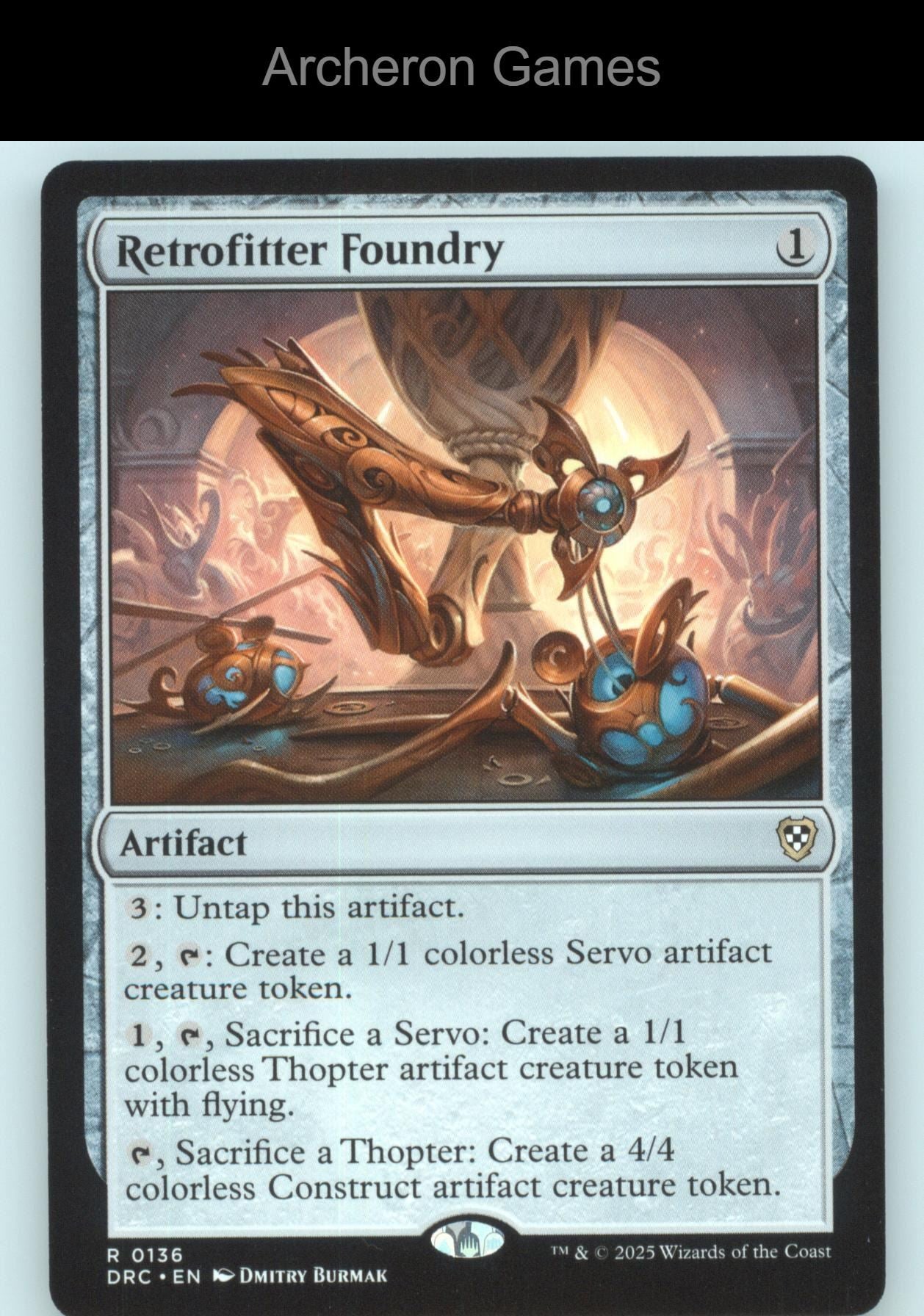 Retrofitter Foundry 136 R MTG Card Commander: Aetherdrift