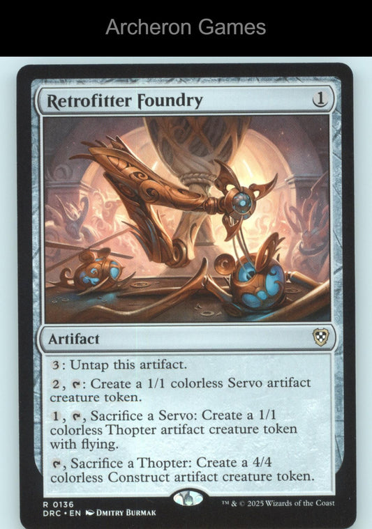 Retrofitter Foundry 136 R MTG Card Commander: Aetherdrift