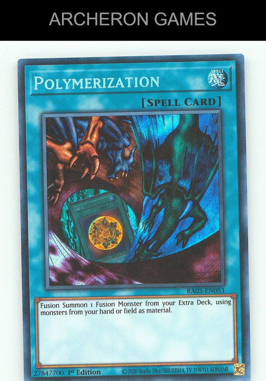 Polymerization (A) (Alternate Art) (PCR) SEC YUGIOH Card