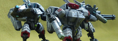 XV8 Crisis Battlesuit Team painted - Tau Empire - Warhammer 40K #1QD