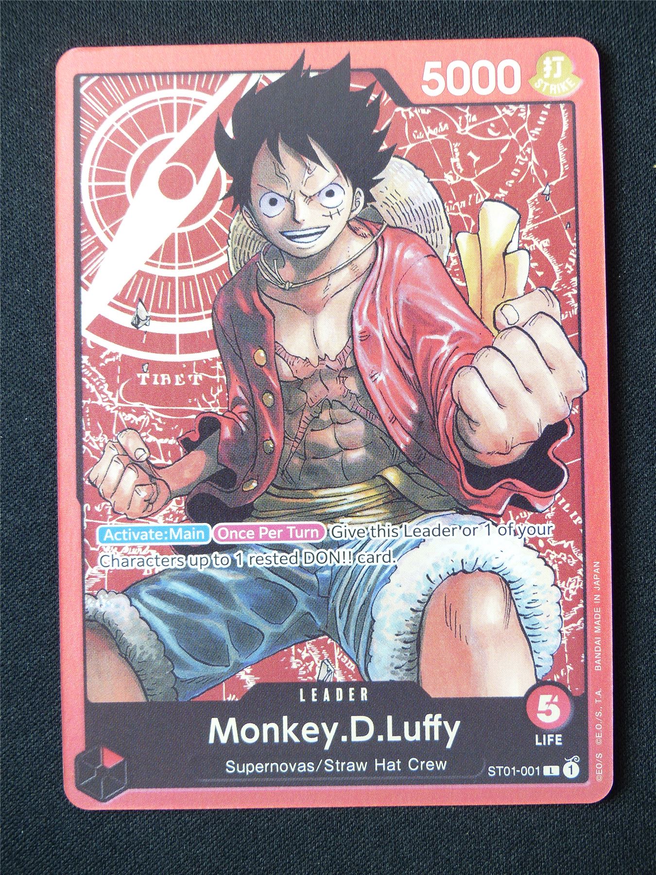 Monkey D Luffy ST01-001 Foil - One Piece Card #2TU