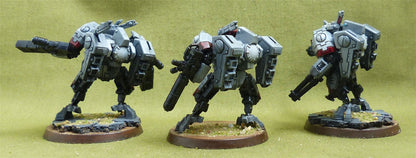 XV8 Crisis Battlesuit Team painted - Tau Empire - Warhammer 40K #1QC