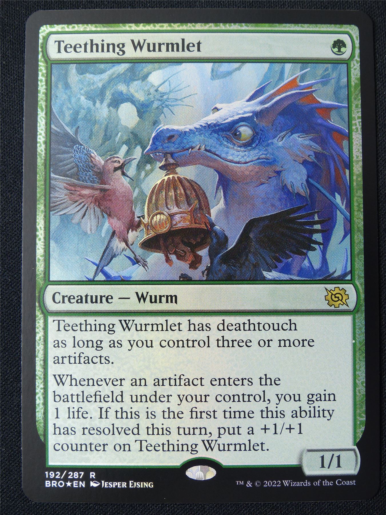 Teething Wurmlet Foil - BRO - Mtg Card #29D