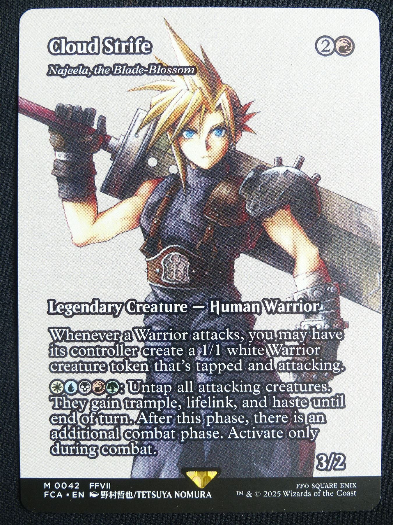 Cloud Strife/Najeela the Blade-Blossom Borderless - FCA - Mtg Card #212