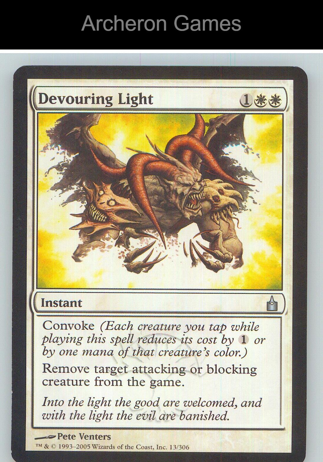 Devouring Light RAV 13 UC MTG Card NM/EX+