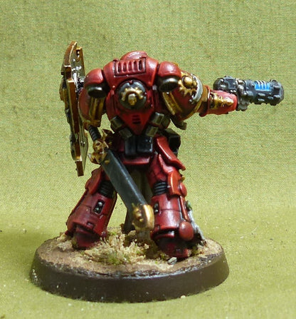 Lieutenant with Storm Shield painted - Blood Angels - Warhammer 40K #3ZH