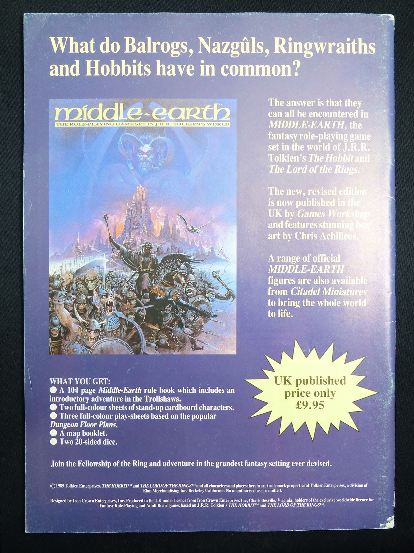 Vintage White Dwarf #64 OOP - Warhammer Magazine #L8
