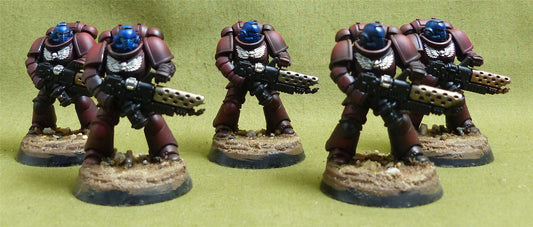 Infernus Squad set of 5 painted - Blood Angels - Warhammer 40K #3Z1
