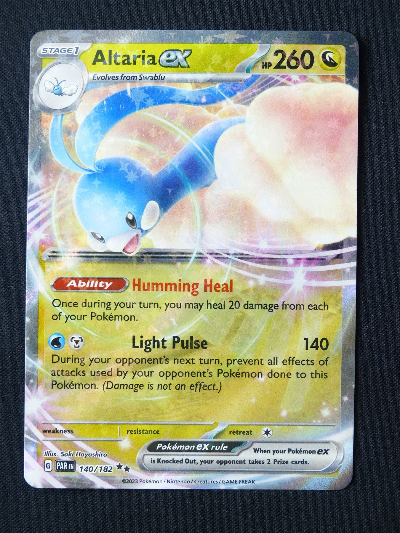 Altaria EX 140/182 Holo - Pokemon Card #639