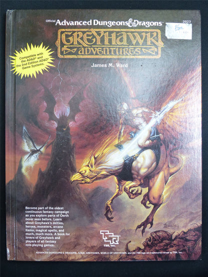 Official Advanced D&D: Greyhawk Adventures - Roleplay Hardback #1GN