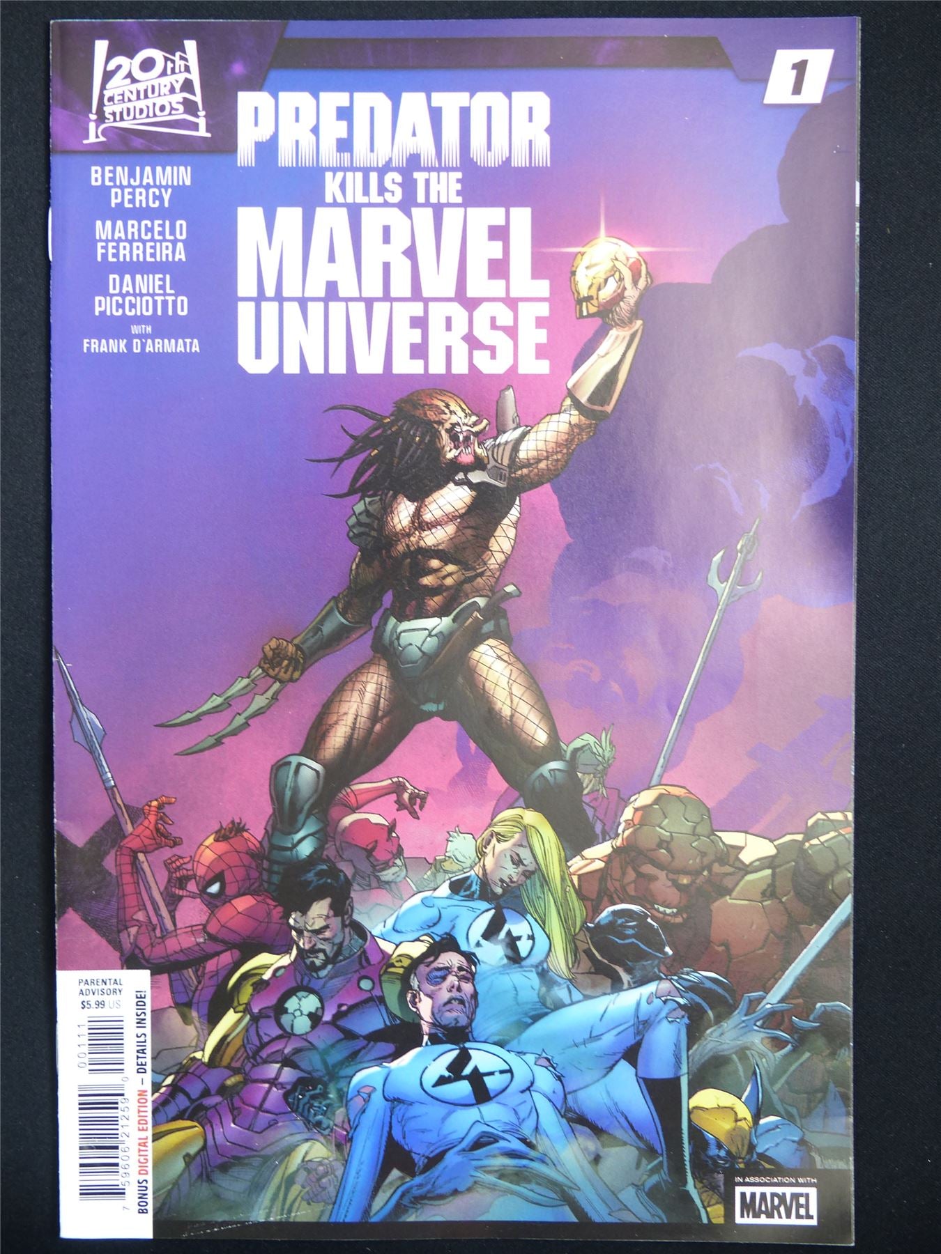 PREDATOR Kills the Marvel Universe #1 - Marvel Comic #319