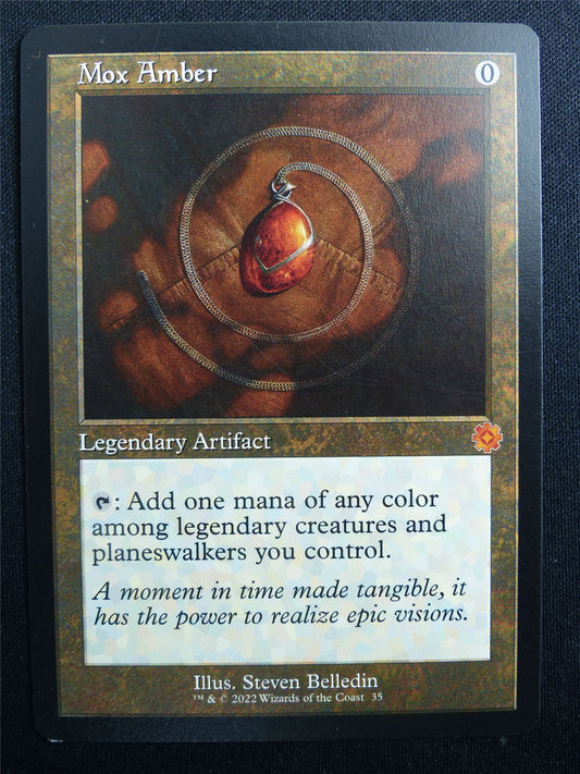Mox Amber Retro - BRO - Mtg Card #3ED