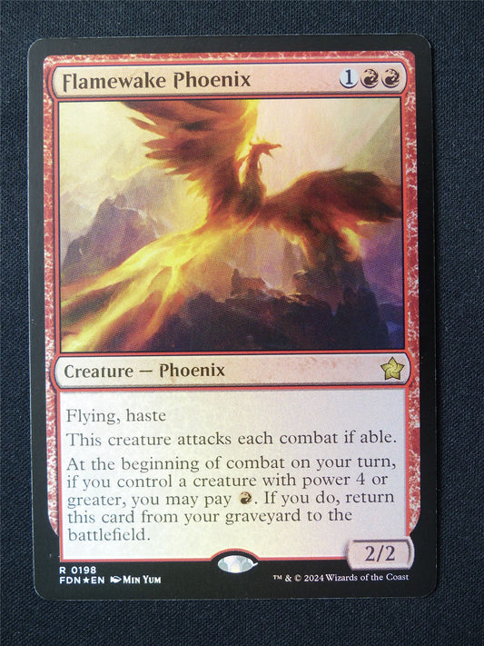 Flamewaker Phoenix Foil - FDN - Mtg Card #58V