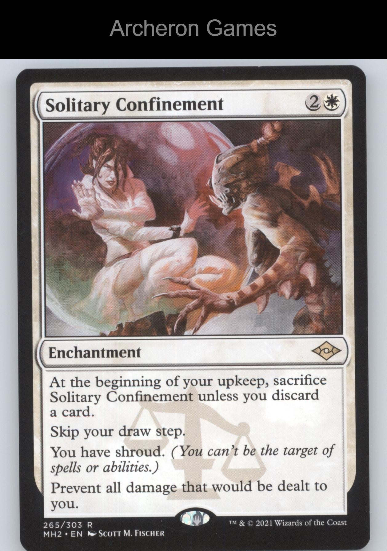 Solitary Confinement 265 R MTG Card Modern Horizons 2