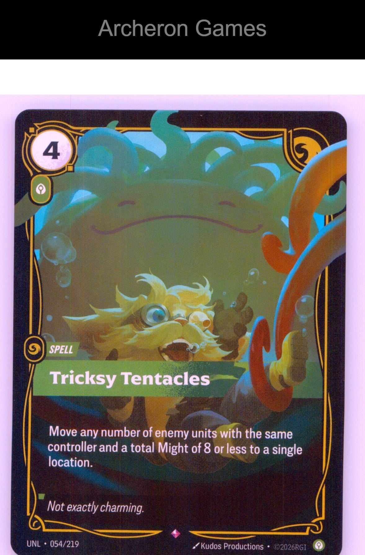 Tricksy Tentacles UNL 054/219 R Unleashed Riftbound Card