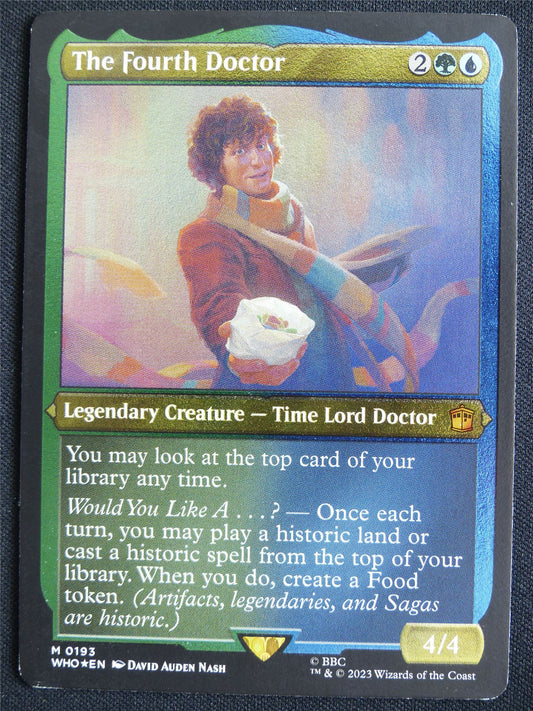 The Fourth Doctor Etched Foil Thick Display Version - WHO - Mtg Card #3F6