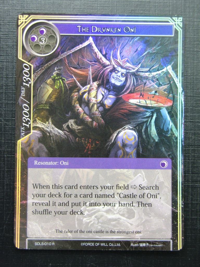 Force of Will Cards: THE DRUNKEN ONI FOIL # 22H58